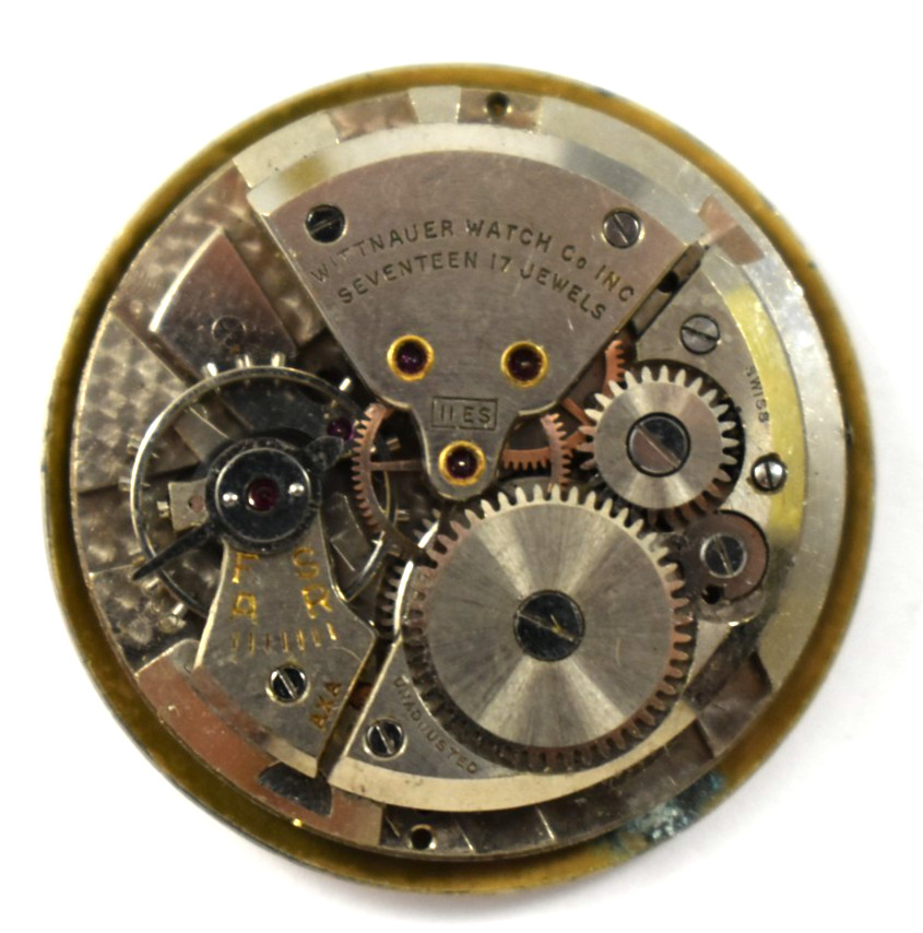 Vintage Wittnauer Manual Wind 17J 11ES Wrist Watch Movement lot.a