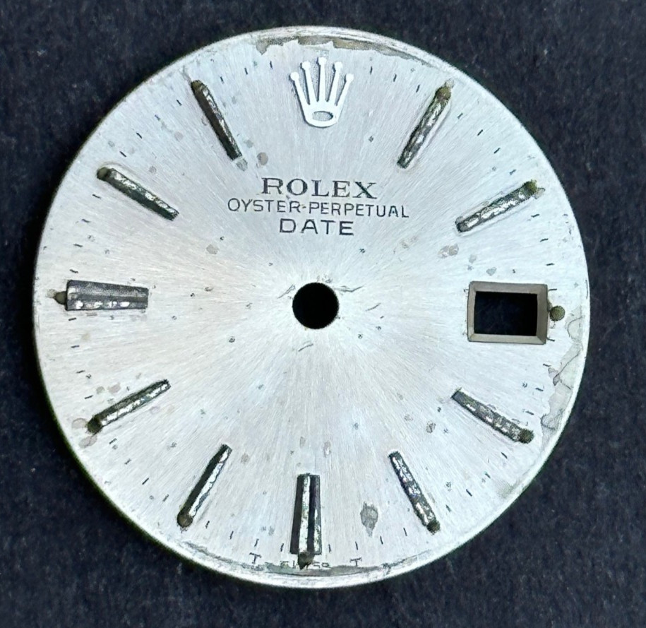 Vintage Rolex Oyster Perpertual Date Watch Dial For 26mm Case 6517 6519 6917