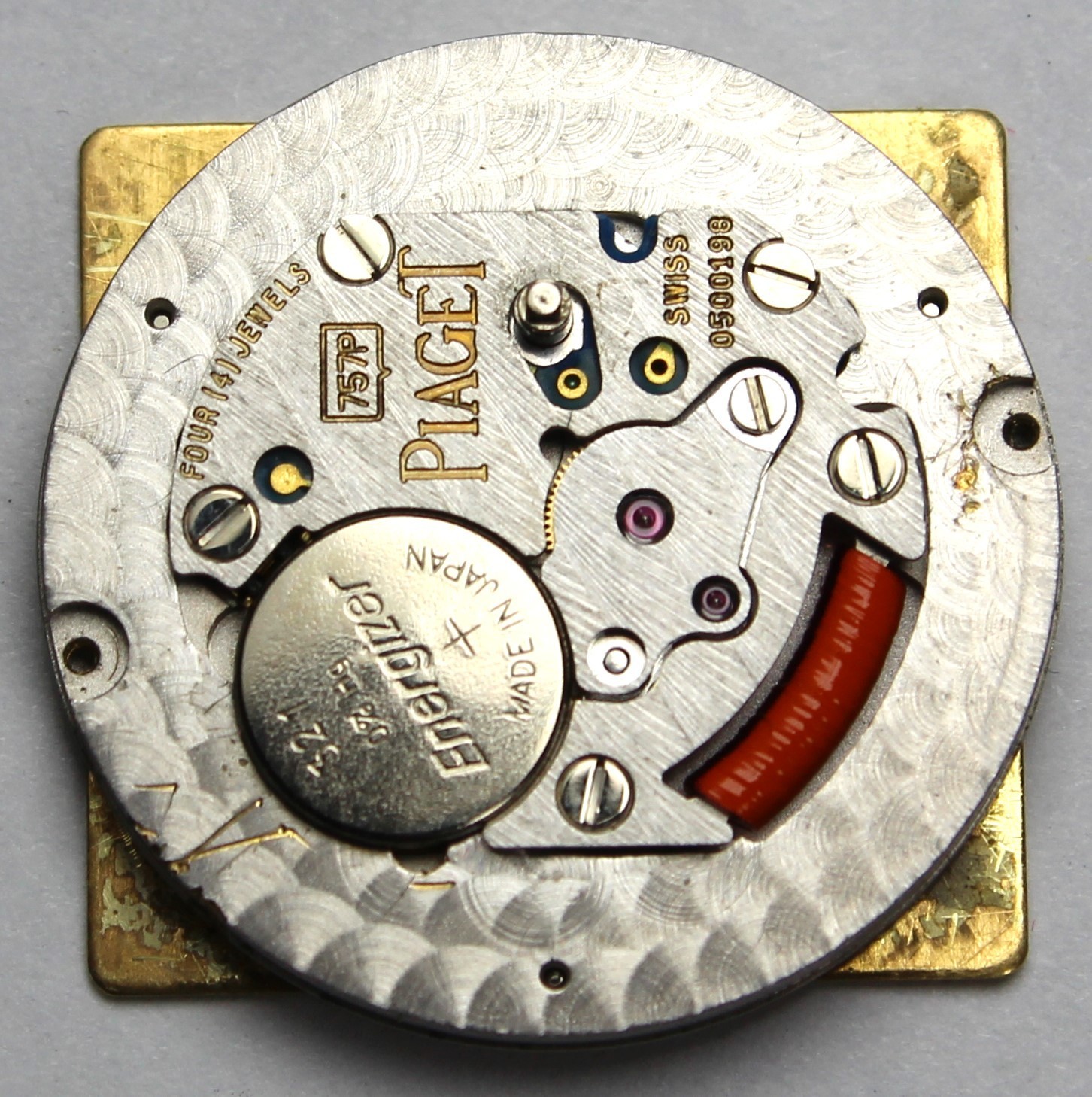 Piaget 757P Quartz Lady’s Watch MOVEMENT ONLY w/ 18k Gold Dial & Hands
