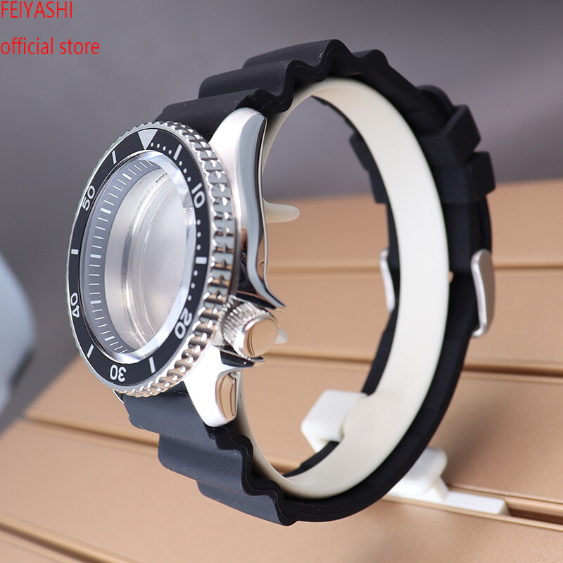 42.5mm Seiko SKX007 Mod Watch Case Sapphire Glass For Seiko Nh35 Nh36 Movement