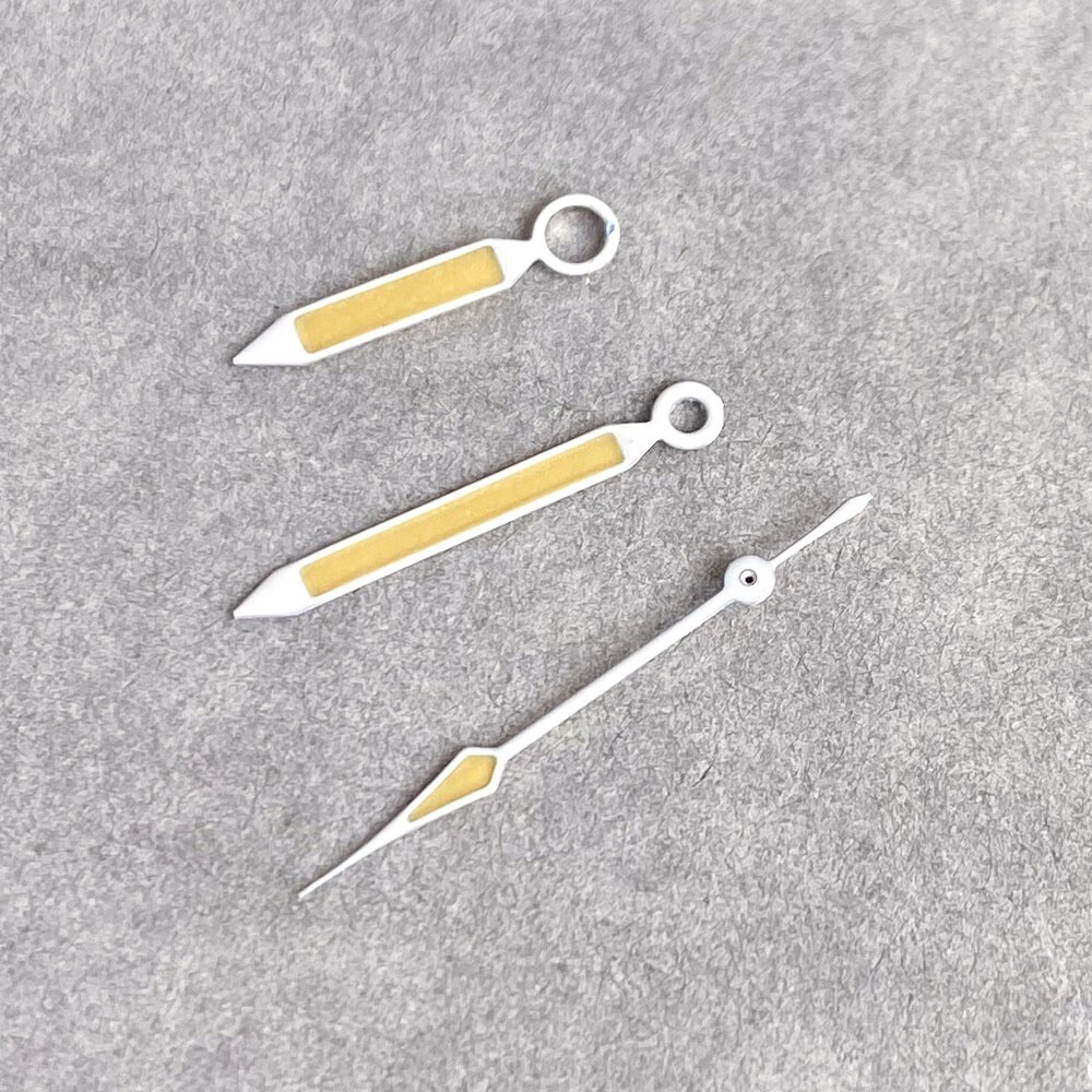 New White NH35 Watch Hands Set For NH35 NH36 NH38 Automatic Movement Watch Parts