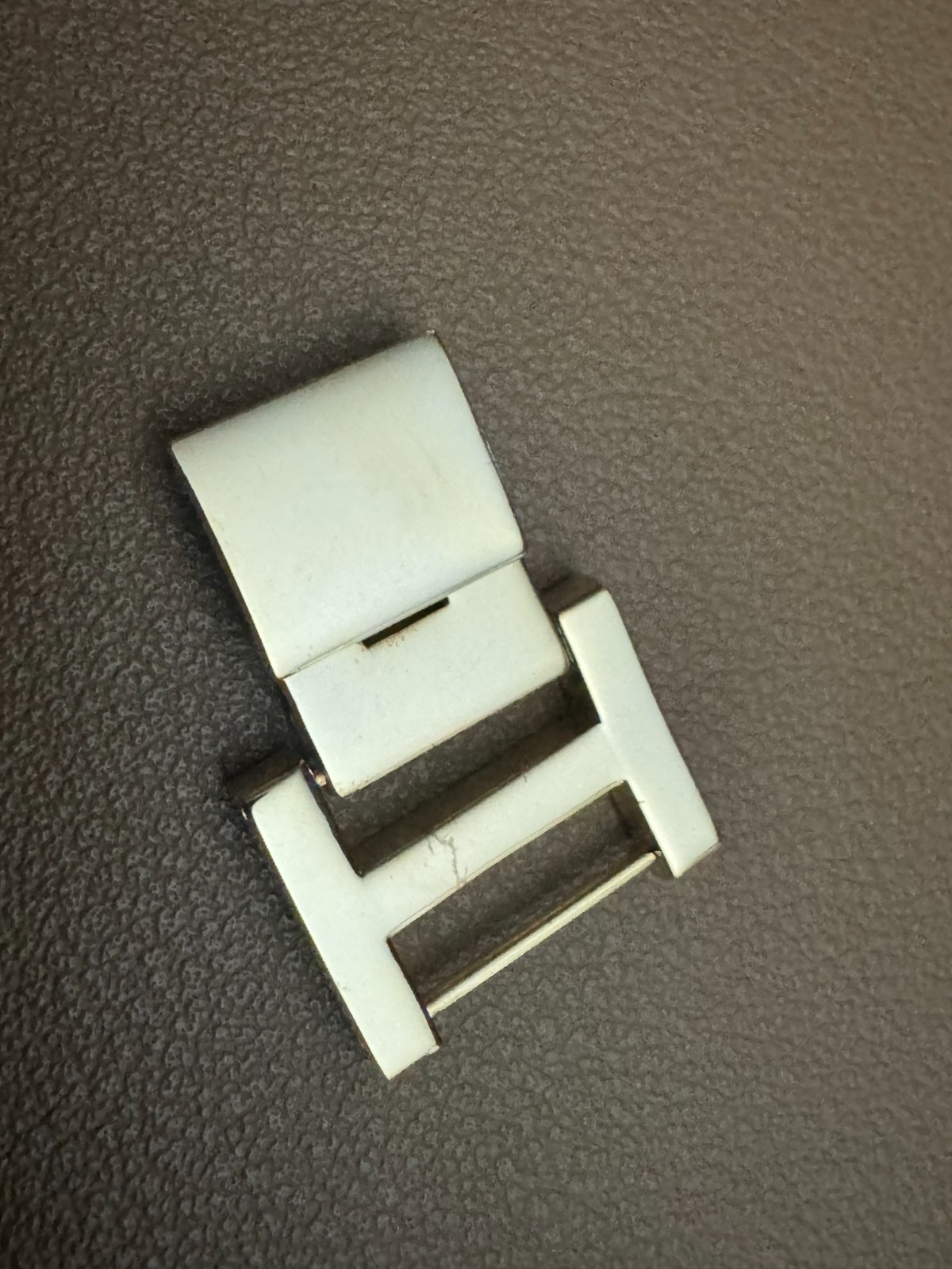 Watch Bracelet Strap Extender Fold Over Single Slot Gate Clasp With End Piece