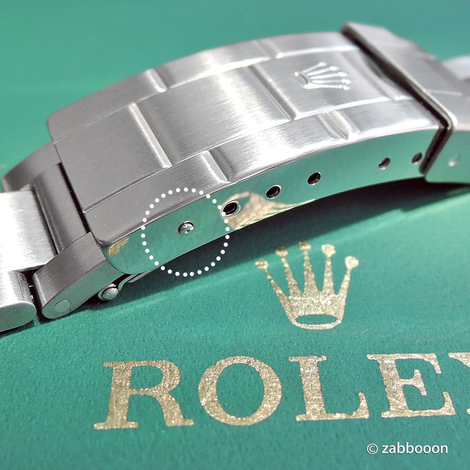 Rolex Genuine Swiss Oyster Flip Lock Clasp Spring Bar Compatible with Submarine