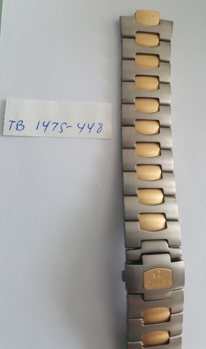 Omega Titanium-18KT Yellow Gold Plated Bracelet Number TB1475-448