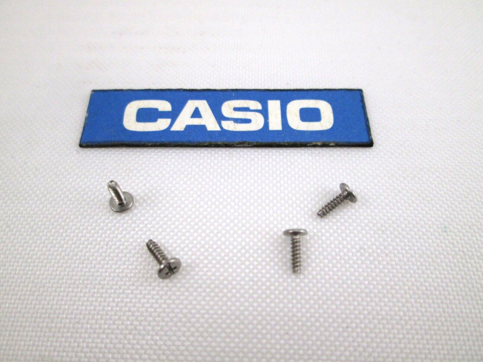 Genuine Casio ECB2000 GM100 GSTB400 MTG3000 PRG100 watch case back screws X 4
