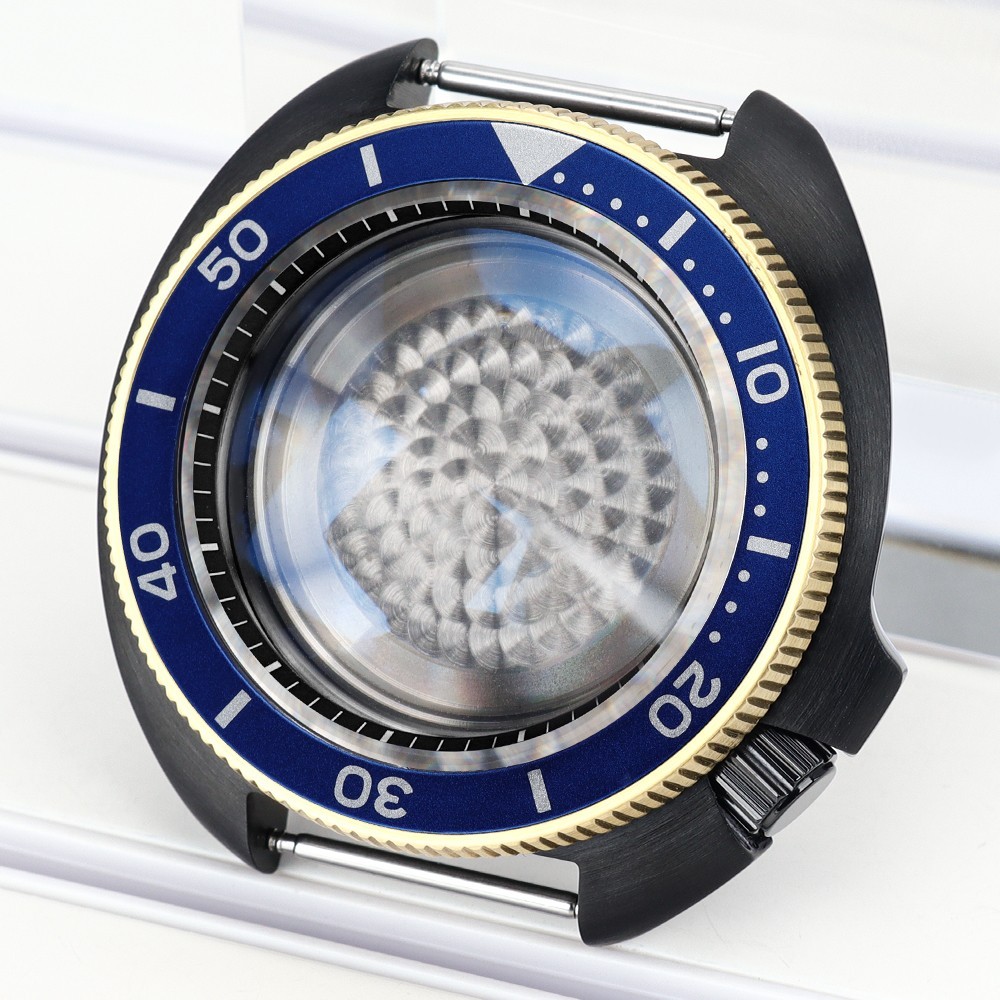 FEIYASHI 38mm Brushed Steel Watch Case Sapphire Willard Style For Seiko NH35 36