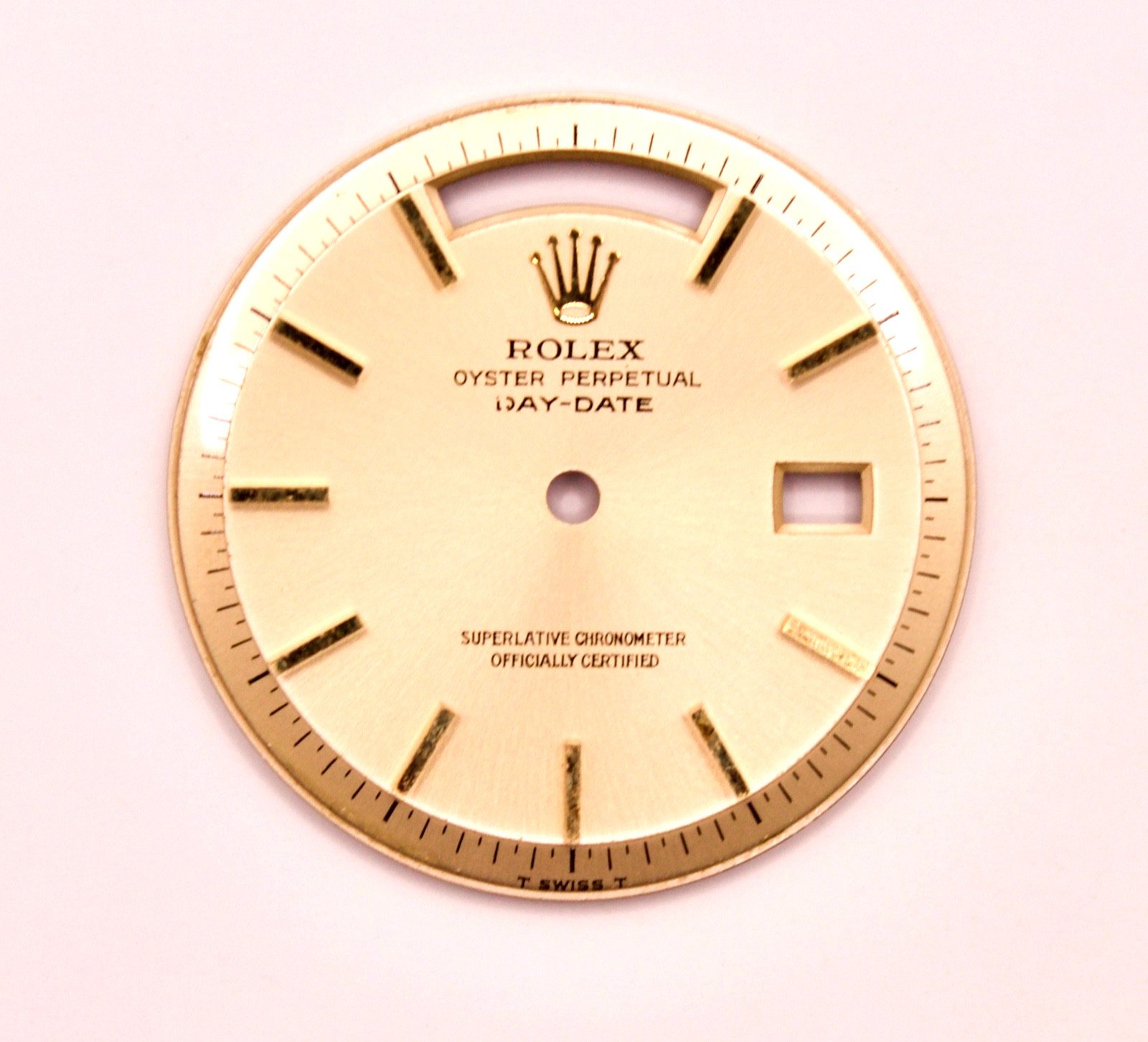 ORIGINAL Rolex Dial 36mm Day-Date Champagne Two Tone YG w Date 1803