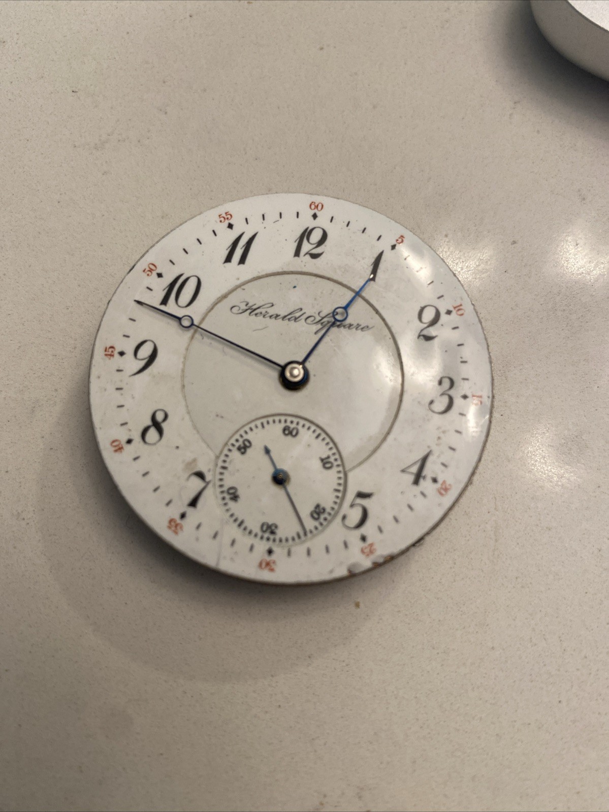Antique 16s 1902 Illinois Herald Square 17 Jewel Pocket Watch Movement 175 USA