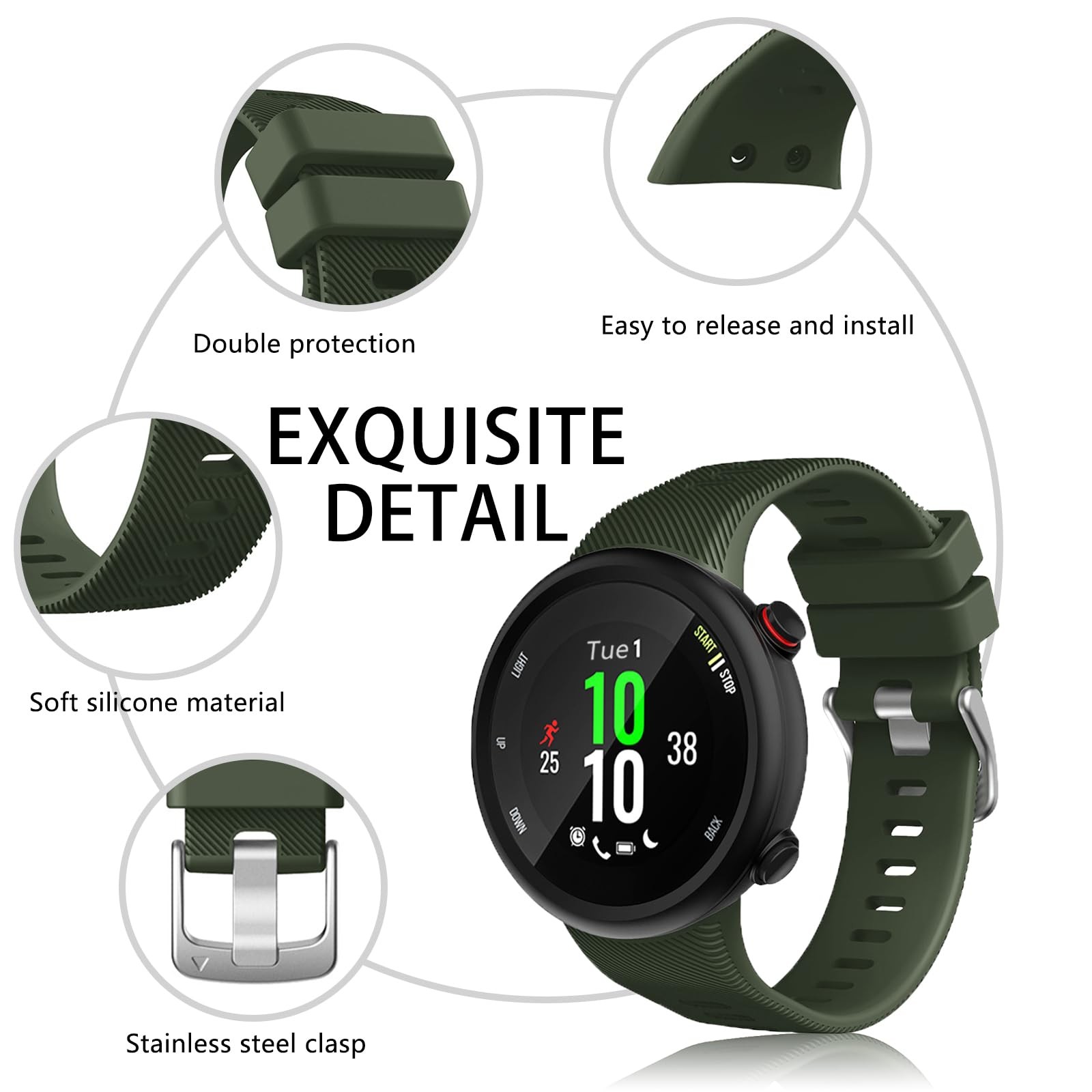 TopPerfekt Band for Garmin Forerunner 45s Oliver