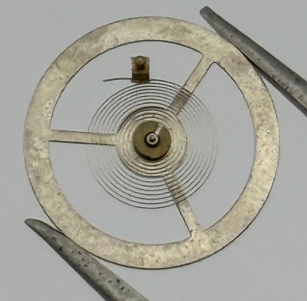 EB 8800 Balance Wheel Complete And Spring 12’’’ Renata 1309 Watch Movement Parts