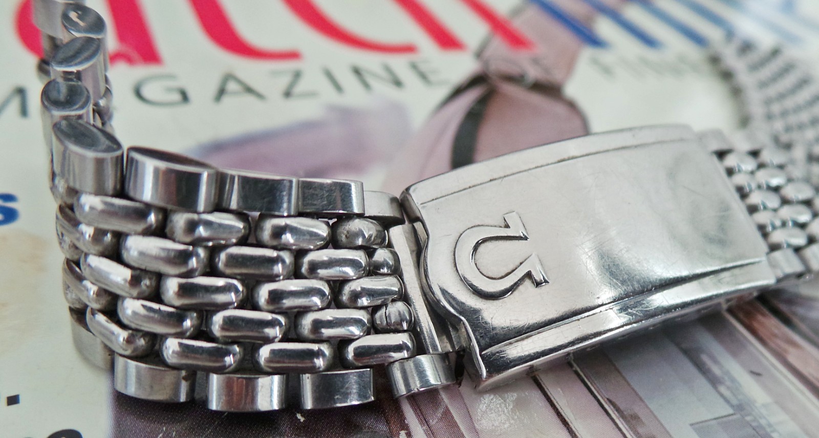 OMEGA 8220 Beads Of Rice Watch Bracelet-Rare!
