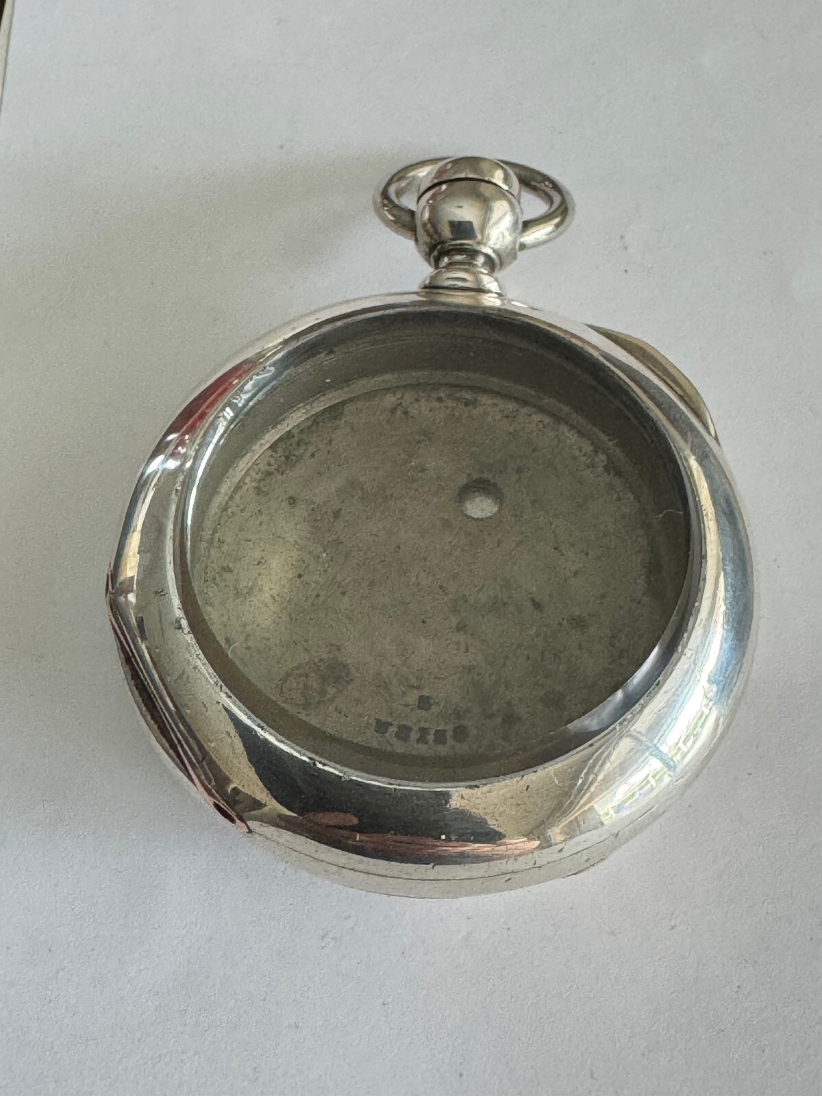 VINTAGE 18 SIZE BIG 5 OZ COIN SILVER FAHY’S MONARCH POCKET WATCH CASE KW/KS