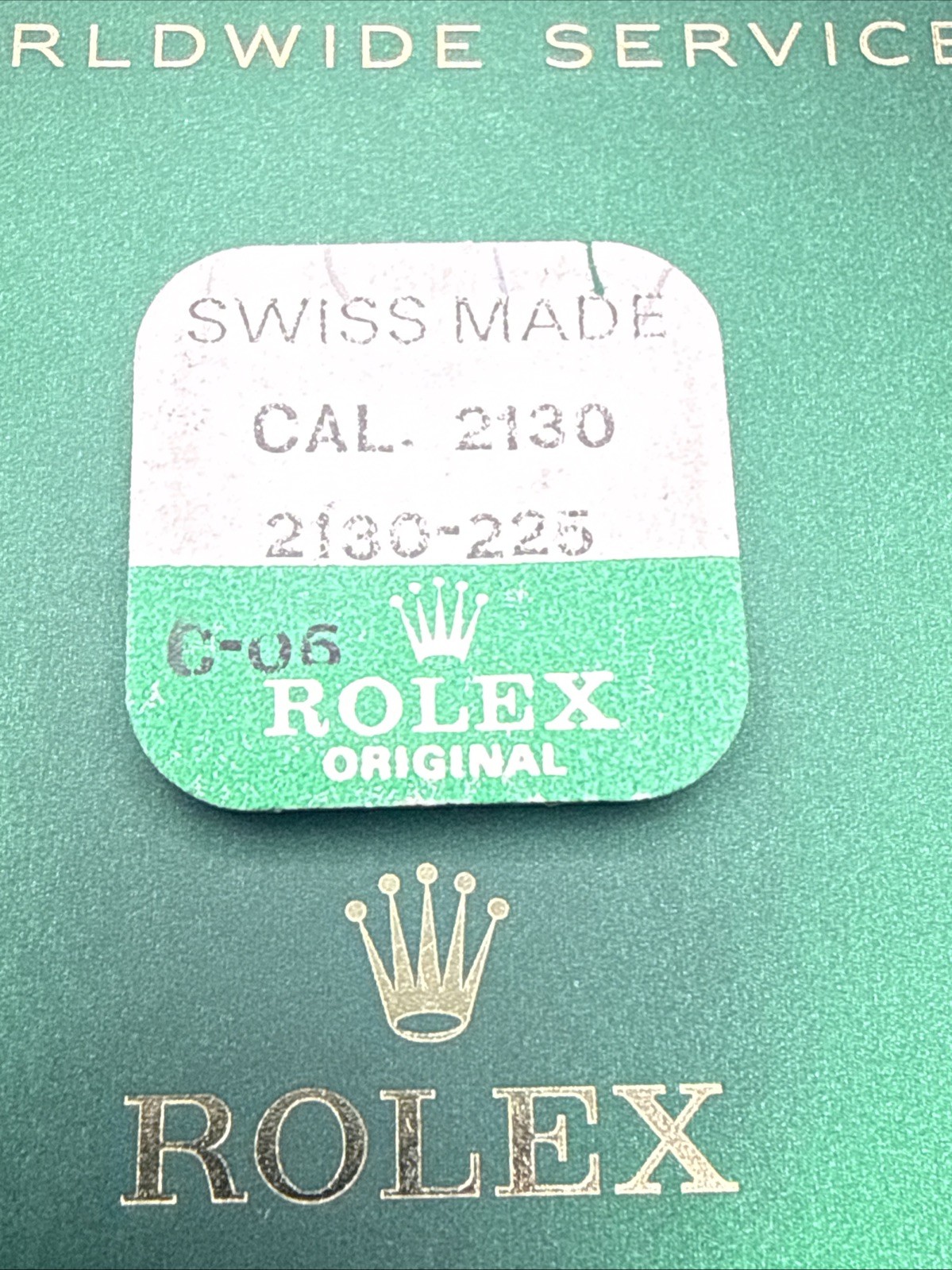 GENUINE FACTORY SEALED ROLEX SETTING LEVER CAL.2130 PART # 225