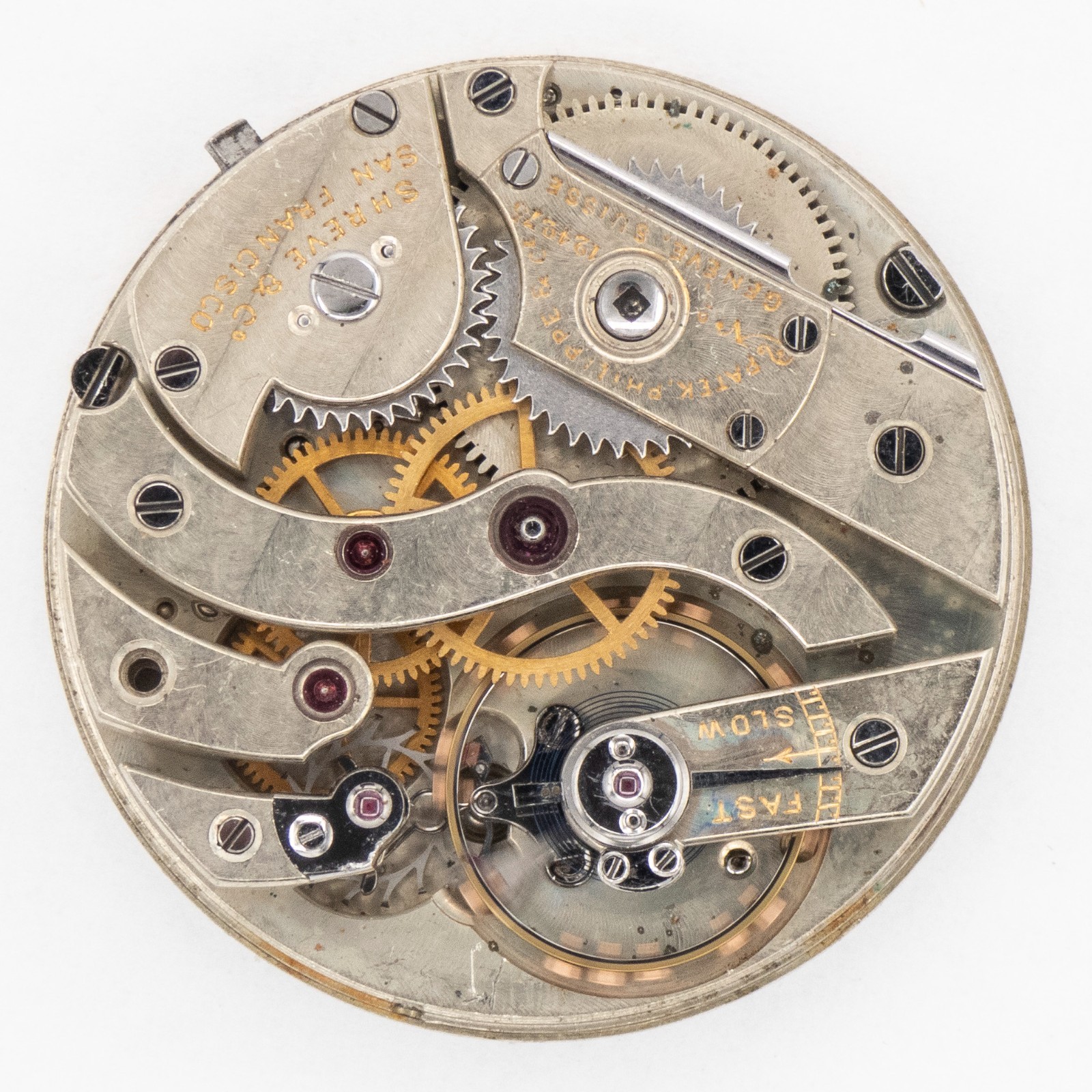 Vintage Patek Philippe / Shreve & Co. High Grade Swiss 27.9 mm Watch Movement