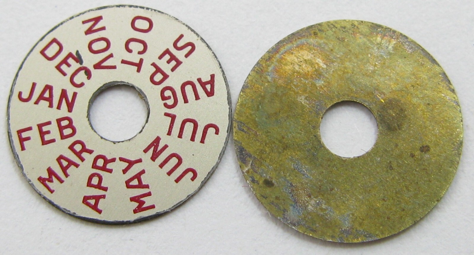 Venus 203 watch movement part: incomplete month disc