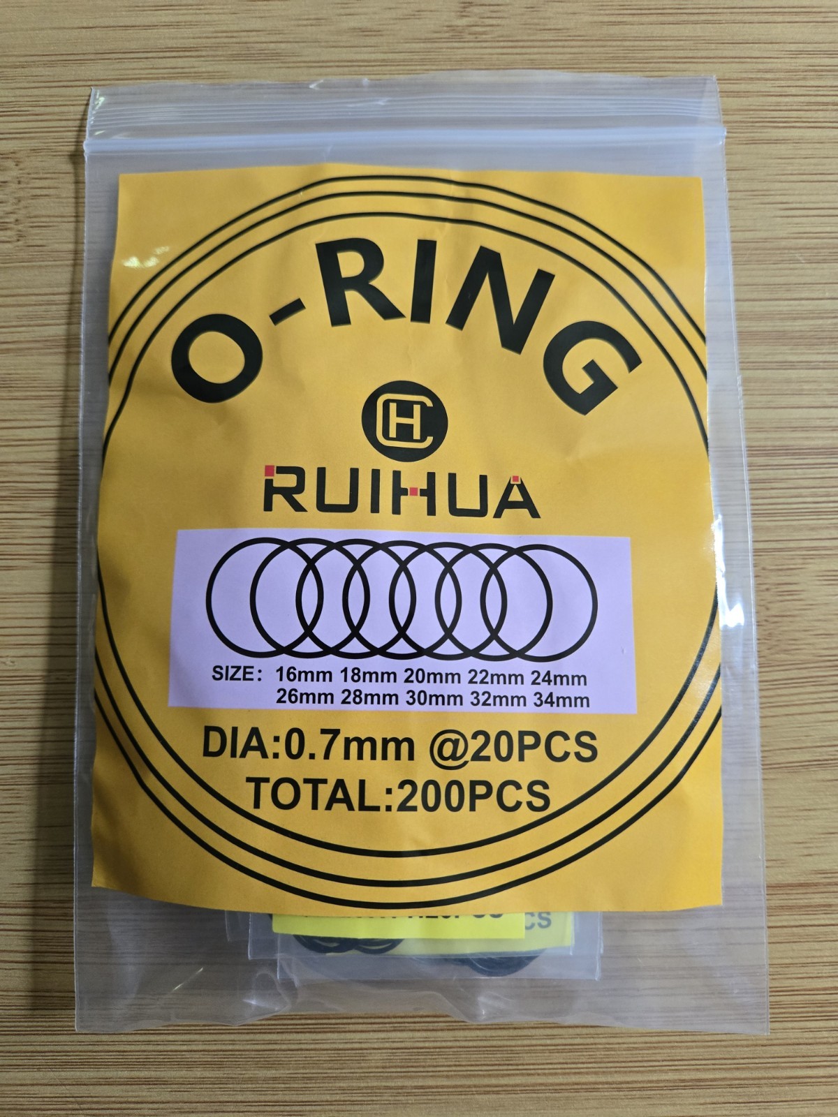 Waterproof O-Ring Watch Back Gasket Rubber Seal Repair Tool 0.7MM Size 16-34mm