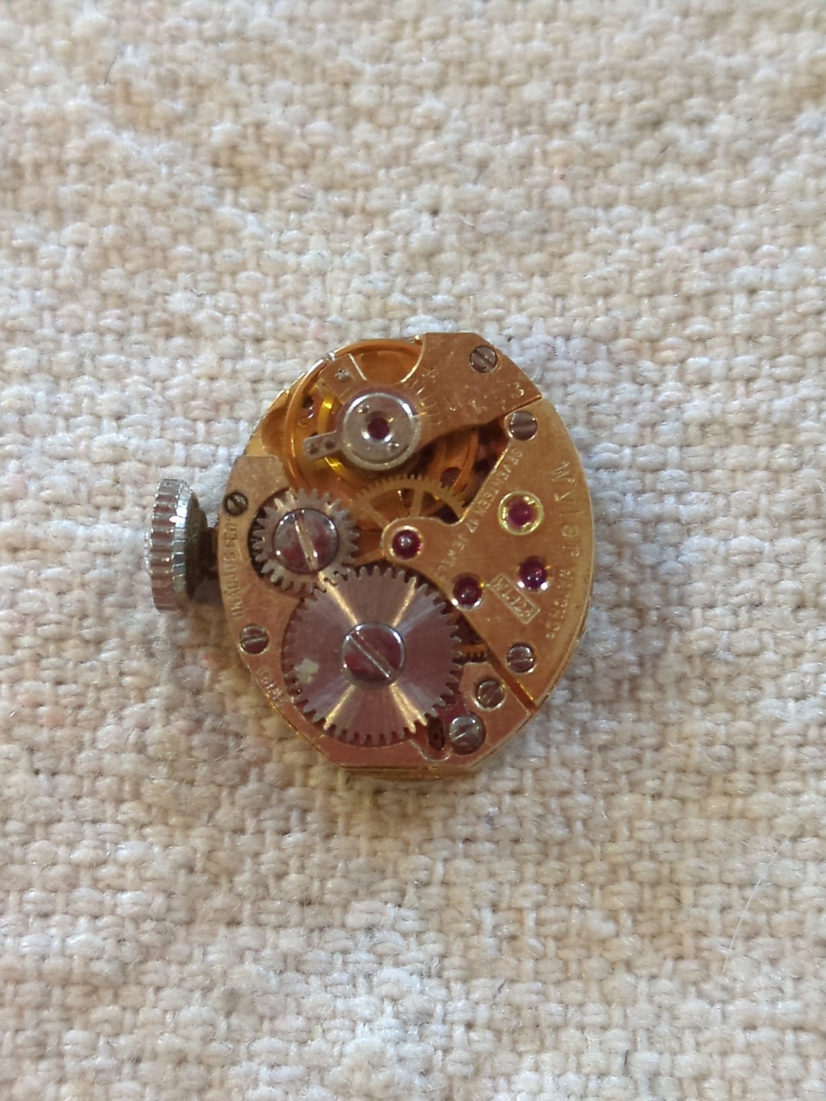 Lot of 9 Vintage Ladies Dress Watch Movements For Parts or Repairs. See Pictures