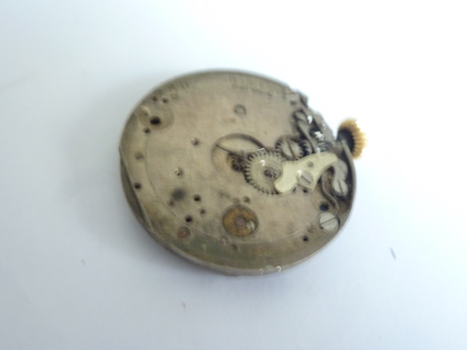 25mm Rolex Patent Manual Wind Movement PARTS defect not work balance broken