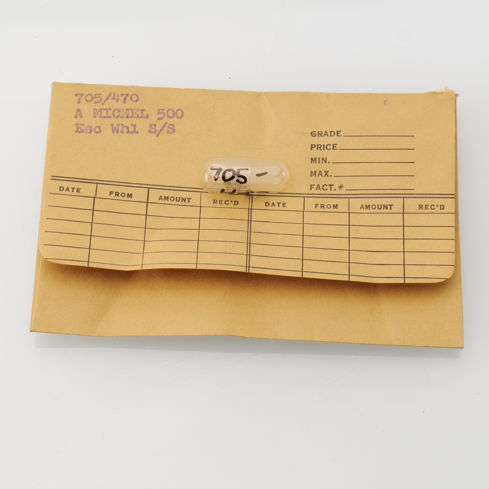 A Michel 500 Escape Wheel Watch Part New Old Stock Bestfit 705/470 Watchmakers