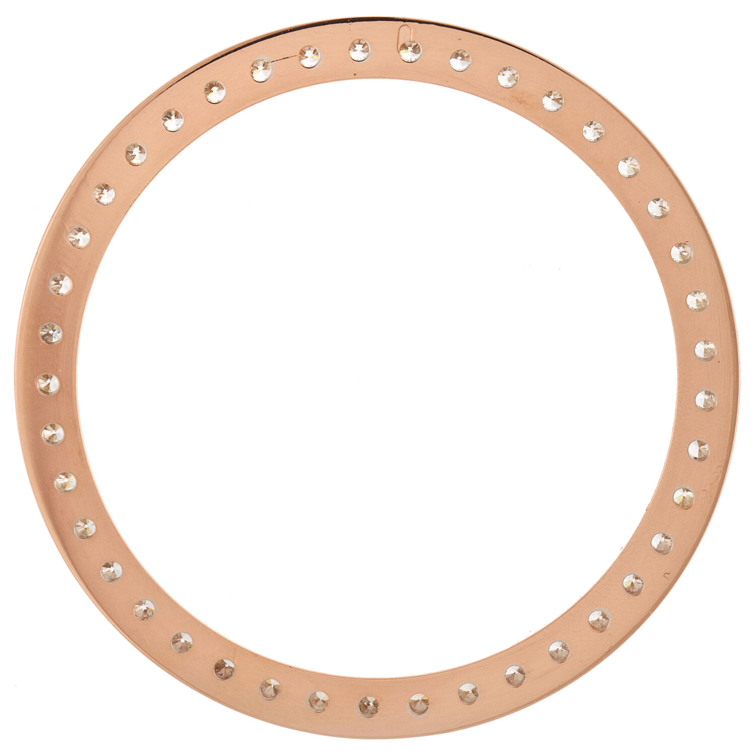 10K Rose Gold Diamond Watch Bezel For DateJust 41 Everose # 126331 Rolex 3.20 CT