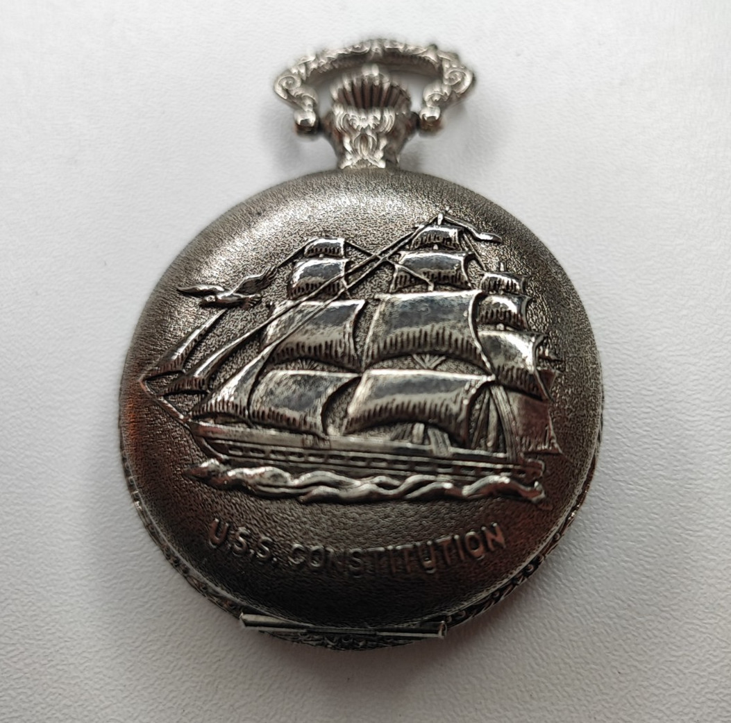 U.S.S. Constitution boat pocket Watch lifestar – 46.6 mm – for parts and spares