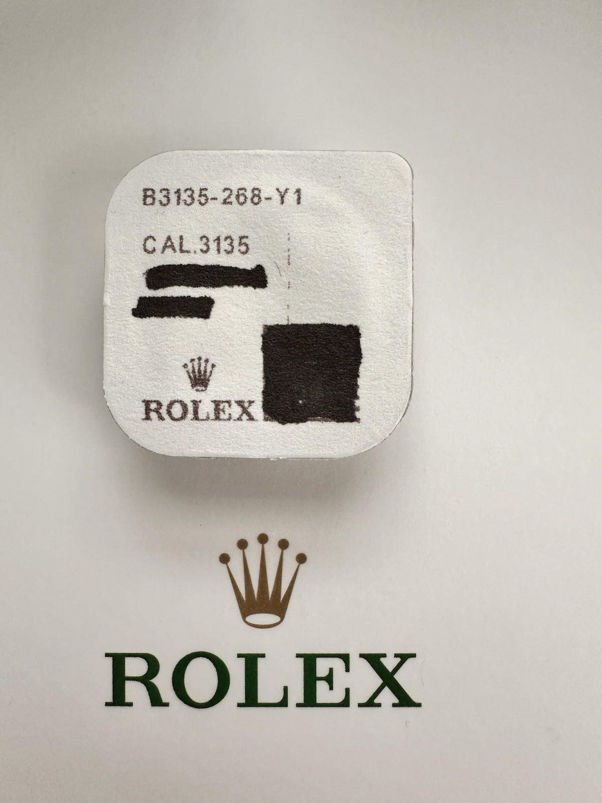 Genuine Rolex Mechanism Module 3135-268 3135, 3136, 3175 New/ Sealed
