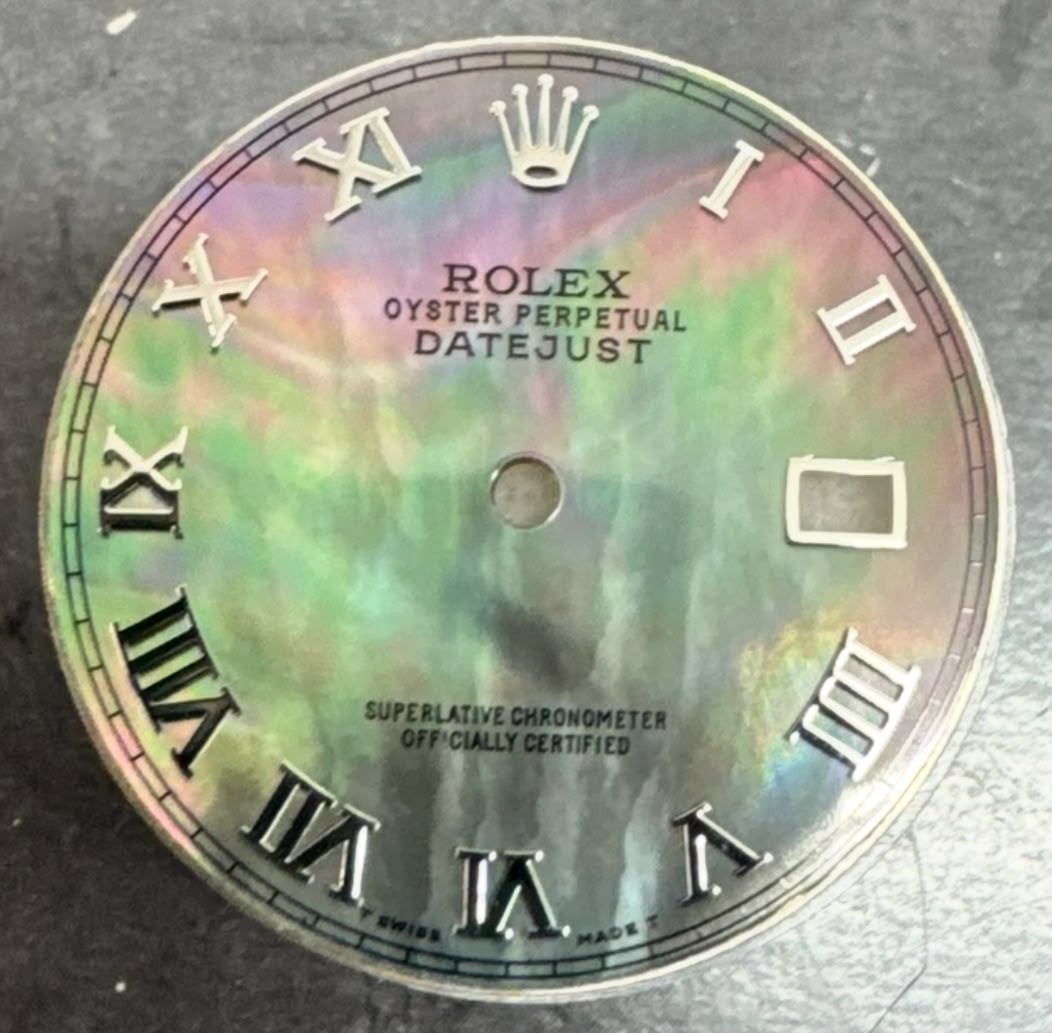 Rolex Datejust 36mm Custom Dark MOP Roman Dial 16014 16234 116234