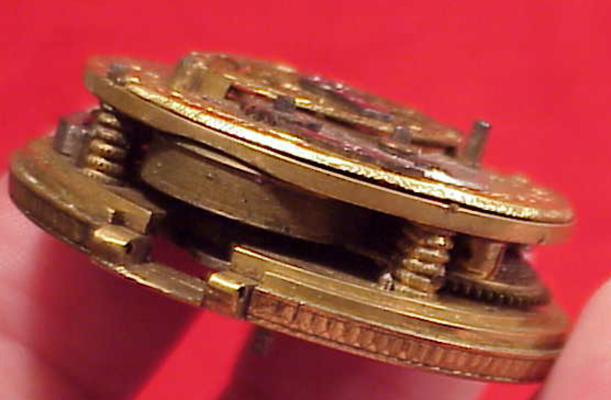VERGE FUSEE 44MM JON ENBERGER 1792 LAUFEN GERMANY REPEATER POCKET WATCH MOVEMENT