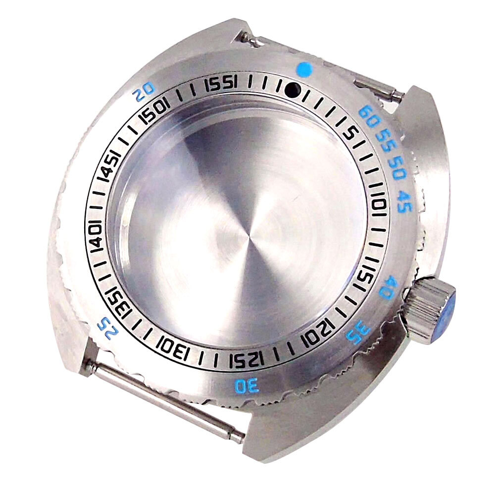42mm Watch Case 120 clicks Bezel 200M Waterproof Sapphire Glass Fit NH35A NH36A