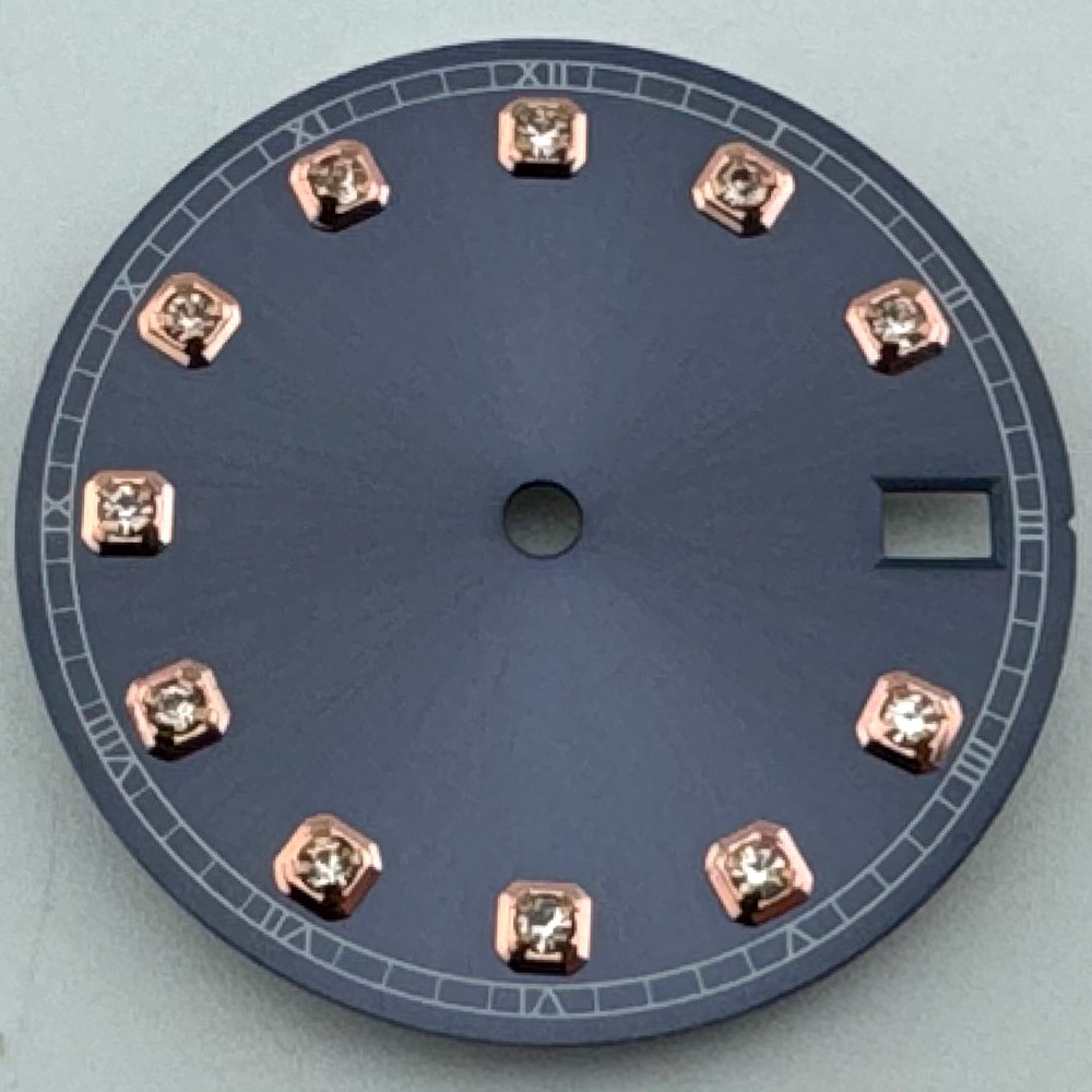28.5mm Sterile Dial Fit NH35 NH34 Movement 3/3.8 O’clock Crown Black Green White