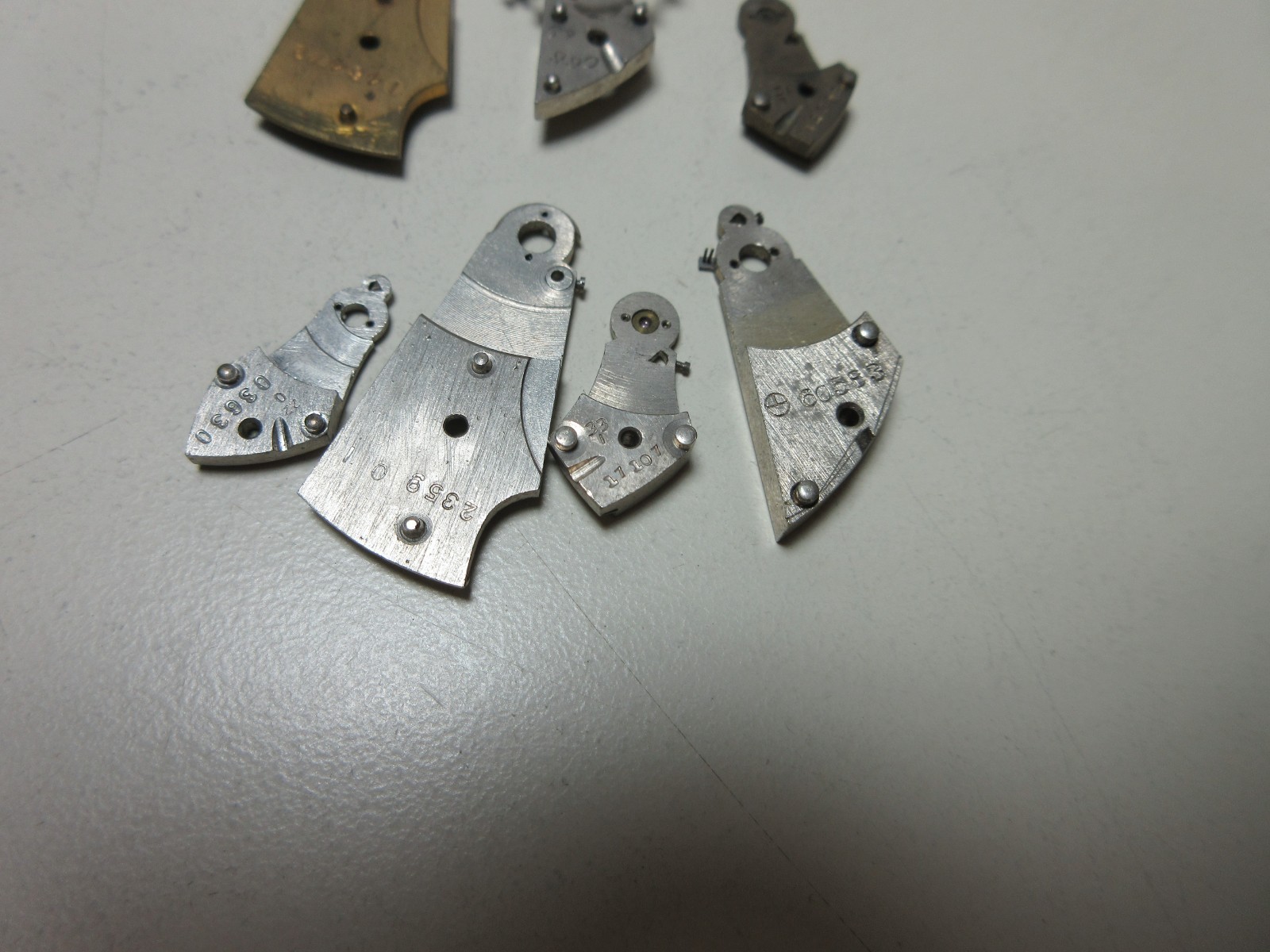 VTG LOT OF POCKET WATCH BALANCE COCKS BRIDGE WATCHMAKER REPLACEMENT PARTS #13