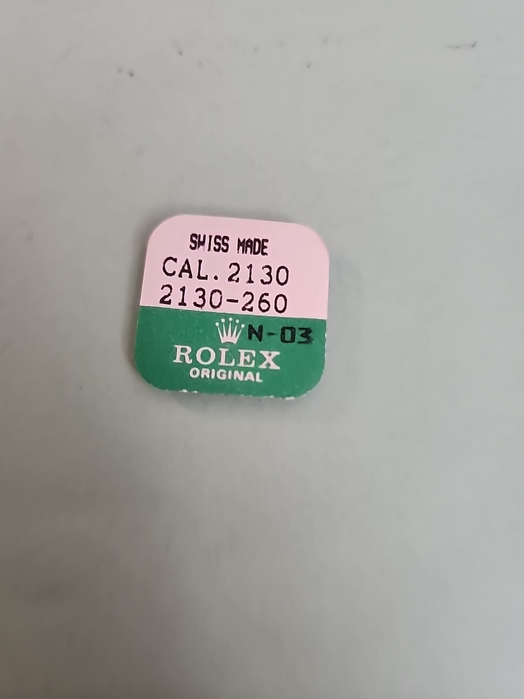 Genuine Rolex 2130 260 Minute Wheel Watch Factory Sealed Package Part