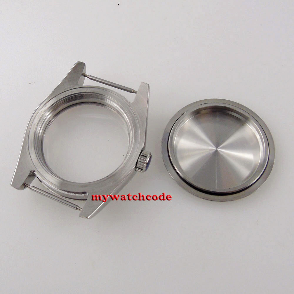 Fixed 39mm Sapphire Glass Automatic Watch Case Fit NH34A NH35A NH36A Movement