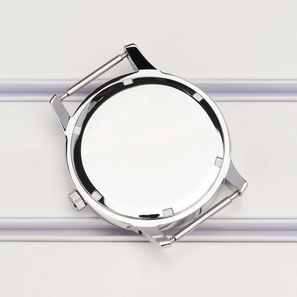 40.5mm Brushed Watch Case For Miyota GM00 Movement Polished 316L Stainless 10ATM