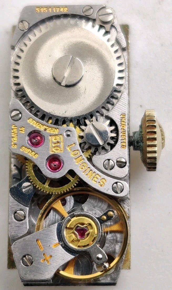 Longines 510 FHF 59 High Grade 17 jewel watch movement Running