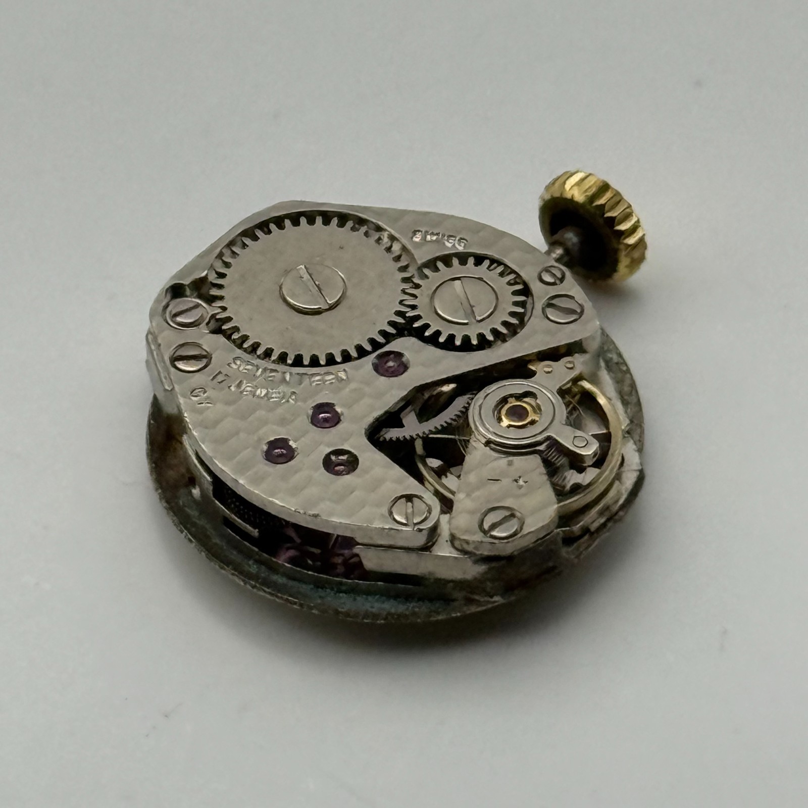 FHF 69-21 Watch Movement Running Regency 17Jewels Swiss Manual Wind Parts 15.3mm