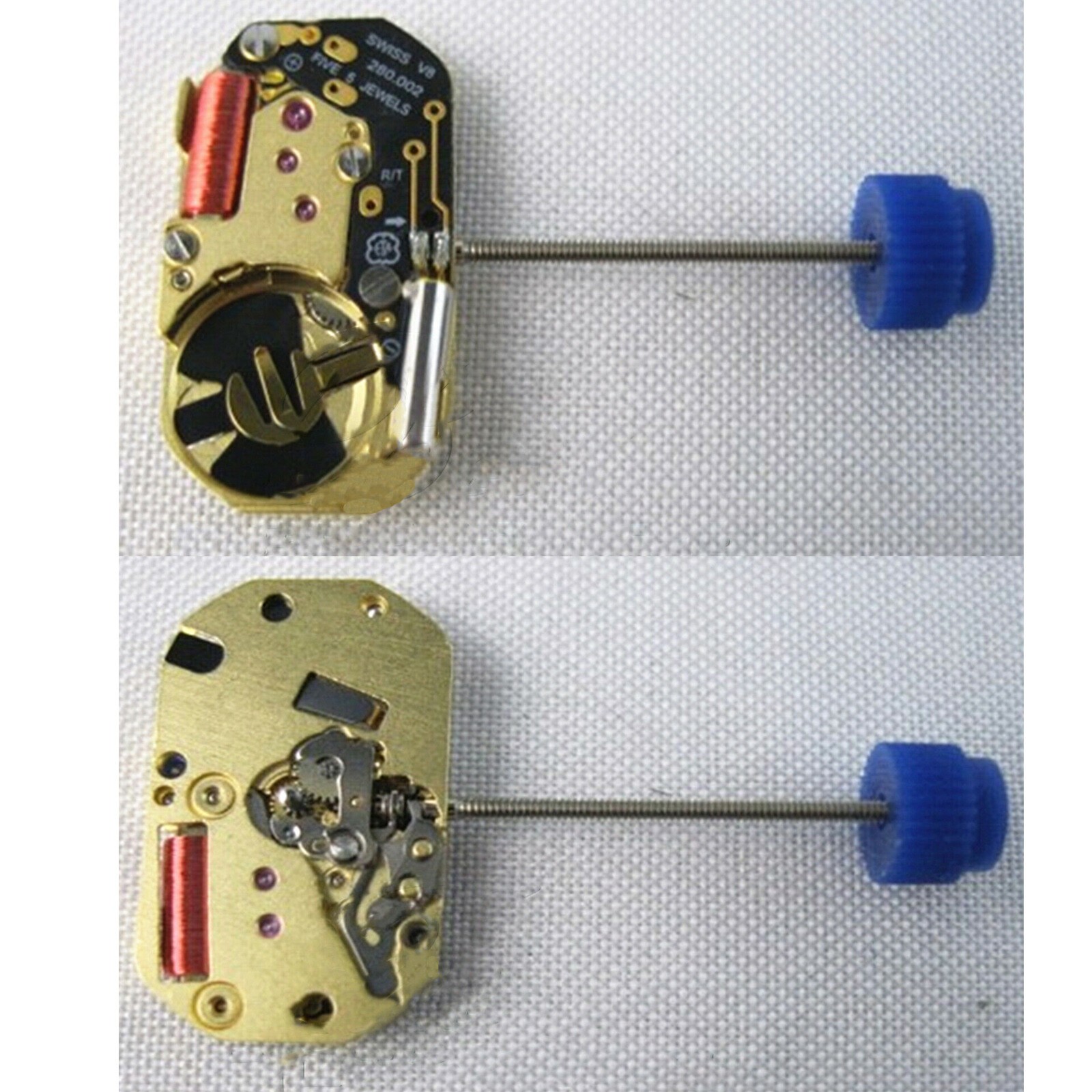 For ETA 280.002 Quartz Movement Watches 2 Hands, Swiss Made Repair Replaces