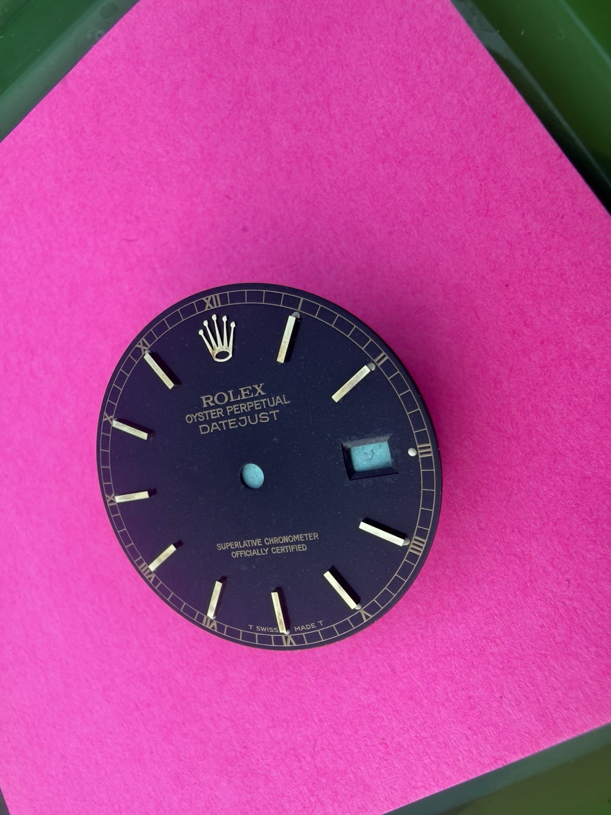 Rolex Original 36mm Datejust Black dial TwoTone 16013, 16233, gold markers