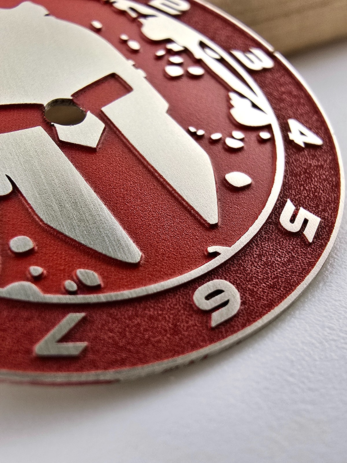 Custom-Made Laser Engraved Watch Dial | SPARTAN RACE – Order any designsize