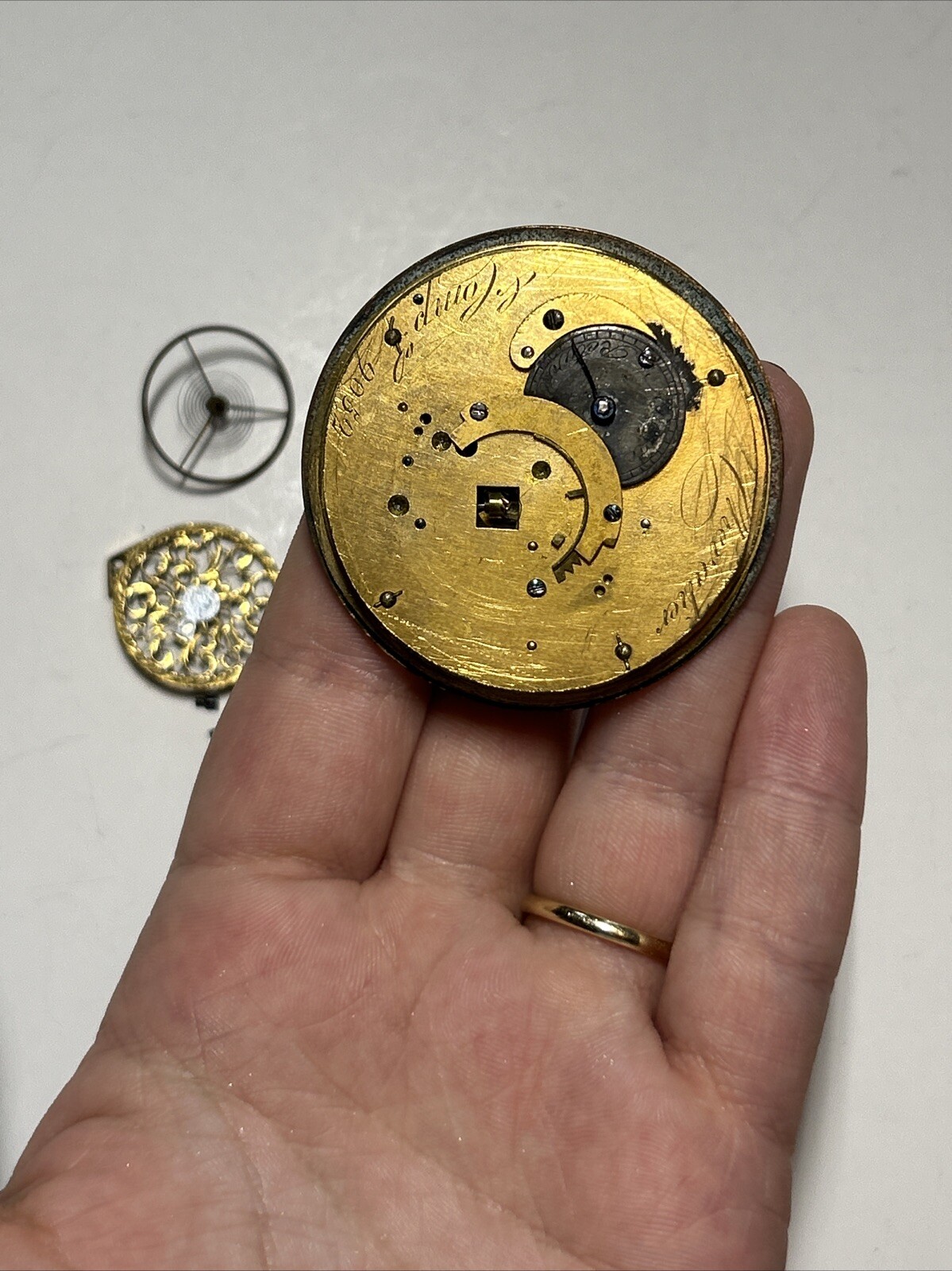 Collectible CHEVALIER . ET. COMPAGNIE pocket watch verge fusee Movement