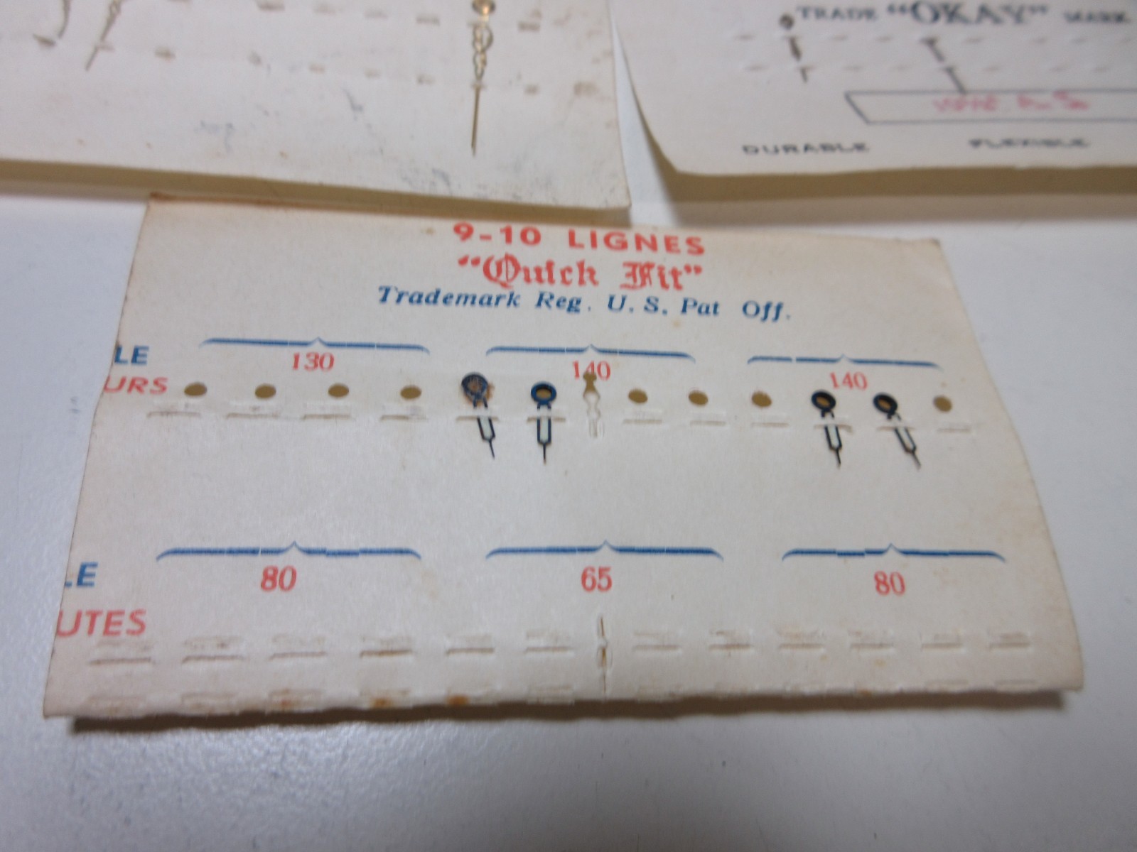 ASSORTED LOT WATCH HANDS LOT WATCHMAKER REPLACEMENT PARTS #54