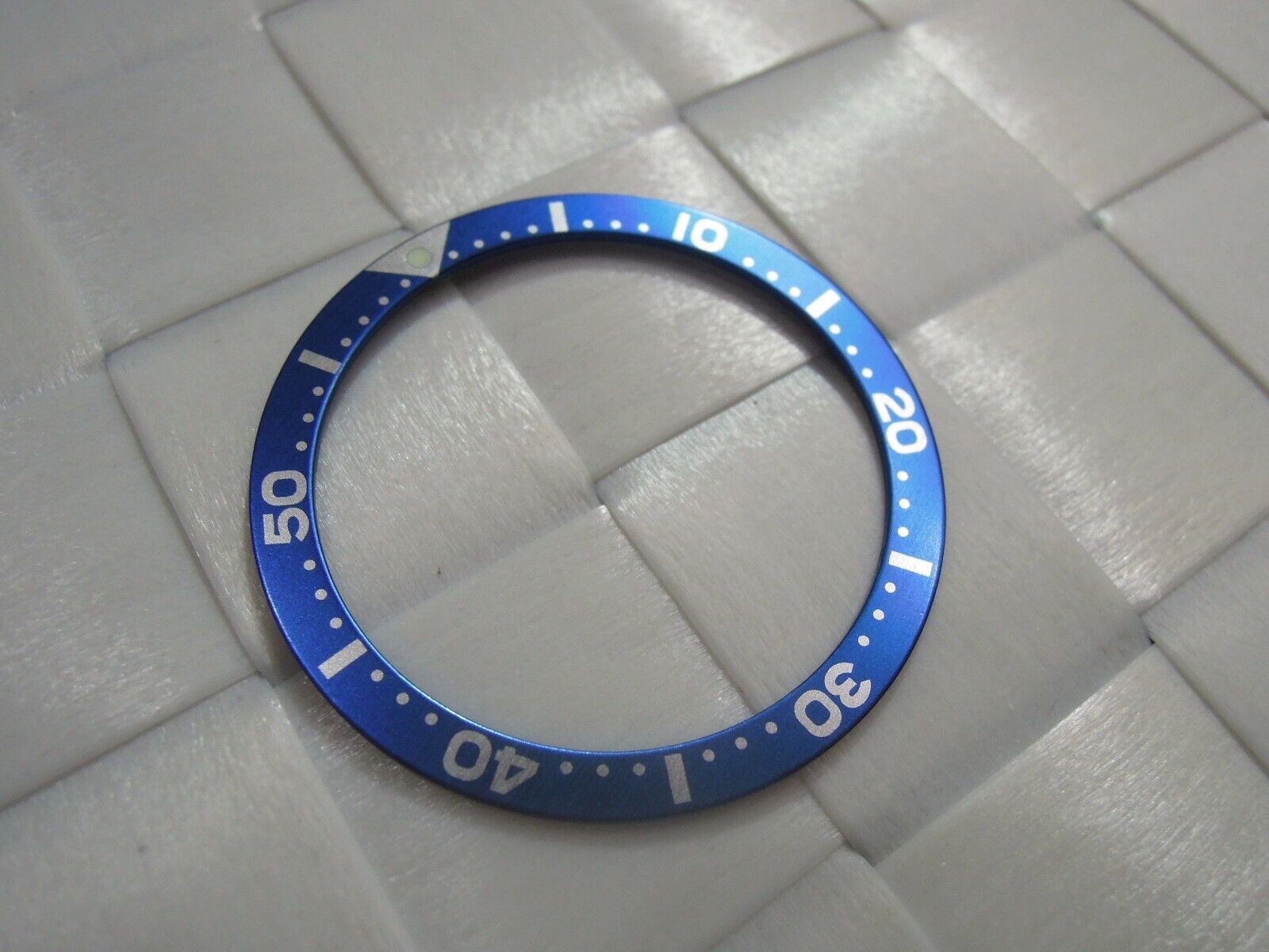 NEW BLUE BEZEL INSERT 38MM LARGE DIVERS SKX007-009 /7002-7001/6309-7040 WATCH