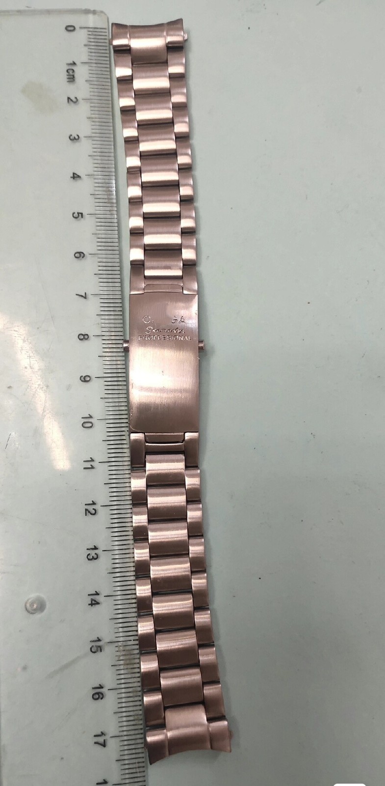 18MM WATCH BAND SOLID LINK FOR OMEGA Seamaster Ocean 2500 8500 8800 8900 300 212