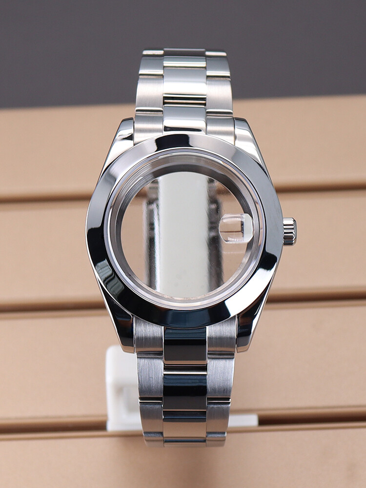 For NH35 nh36 nh38 8215 Movement 36mm/40mm Luxury men Watch Cases oyster strap