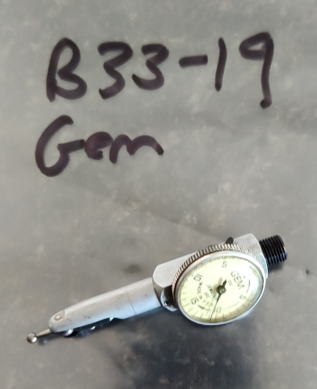 VINTAGE GEM INDICATOR MOVEMENT IN ONE DIRECTION GOOD, LIMITED IN OTHER…