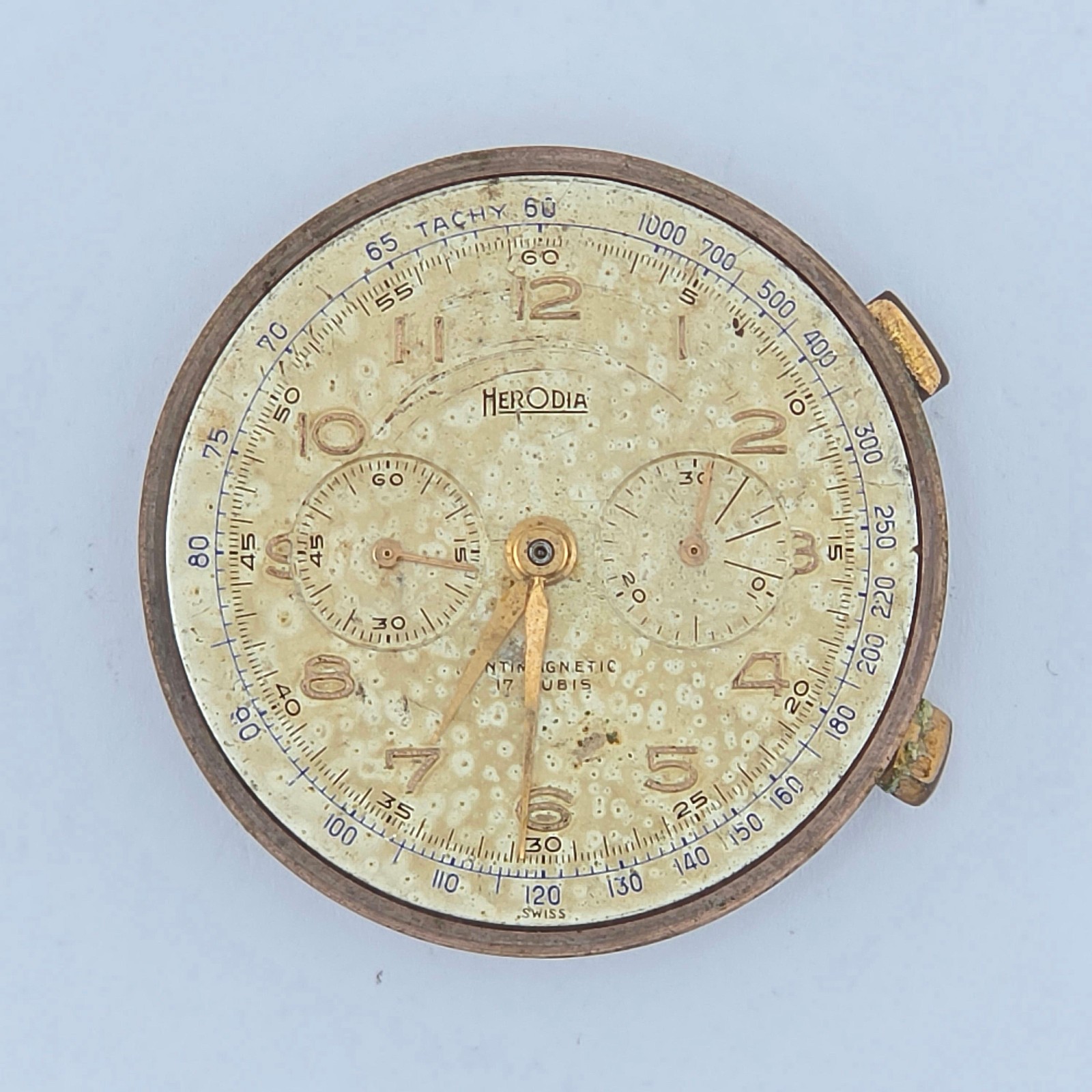 LEMANIA 1270 CHRONOGRAPH MOVEMENT WITH DIAL HANDS AND PUSHERS