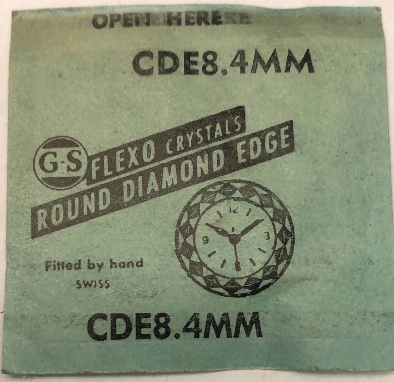 Original NOS G-S “CDE” Wristwatch Crystals – Many Variations Available!