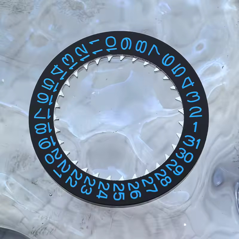 NH35 NH36 Date Dial Day Date Wheel Red Blue Black For NH34 Movement Watch Parts