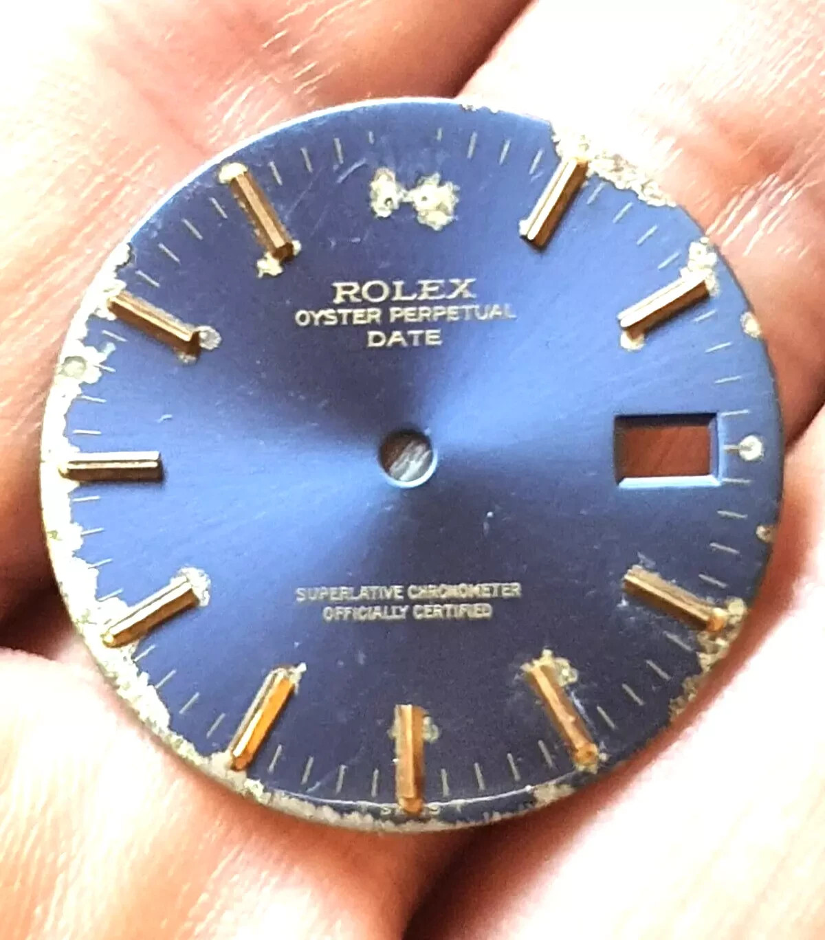Vintage Rolex Oyster Date Watch Dial Caliber 1530 1560 1570