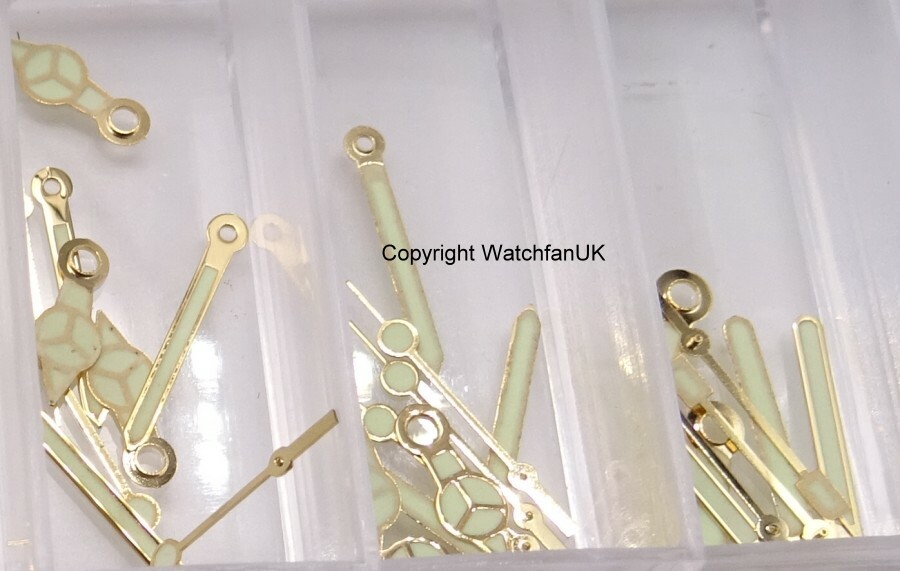 Set of 51 Watch Hands Right Size Some ETA 0.2/0.7/1.2